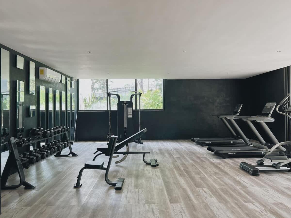 Gym And King Size Bed Main Street Apartment Tulum